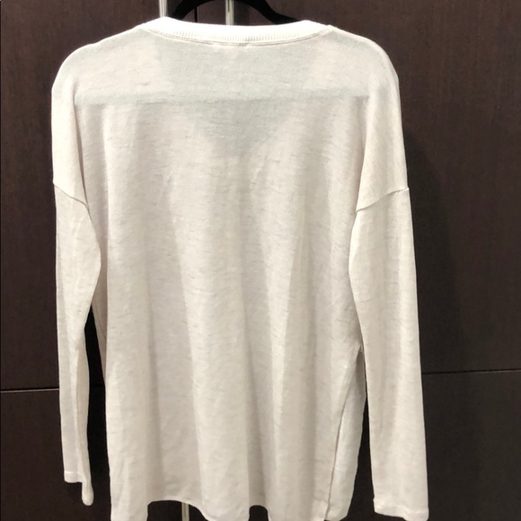 Wilfred Two-tone V-Neck Sweater. Size M. - Picture 4 of 5